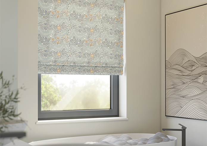 William Morris Larkspur, Woad - Roman Blind - Image 5